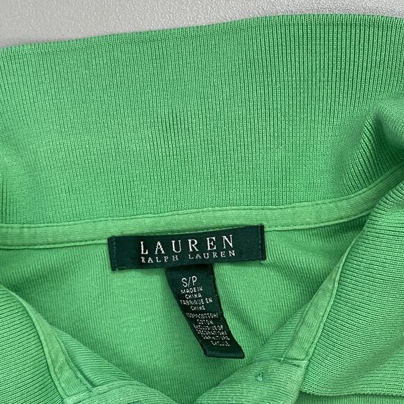Ralph Lauren Polo Shirt Womens Small Kelly Green Crest Logo Old Money Preppy - Picture 8 of 9